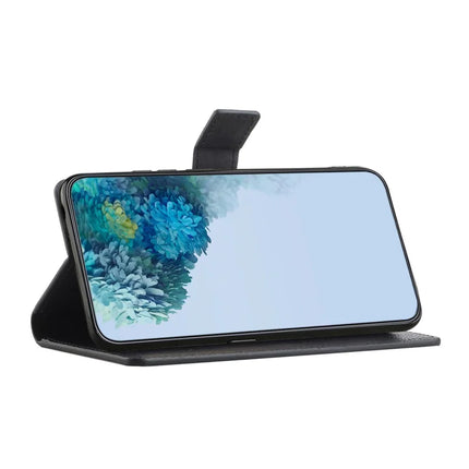 For Samsung Galaxy A56 5G Case PU Leather Wallet Phone Cover Litchi Texture, Black