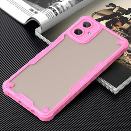 Armor Series For Samsung Galaxy A06 Case PC+TPU Semi-Transparent Frosted Finish Protective Phone Cover