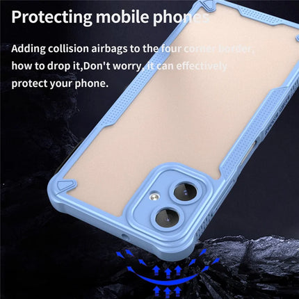 Armor Series For Samsung Galaxy A06 Case PC+TPU Semi-Transparent Frosted Finish Protective Phone Cover