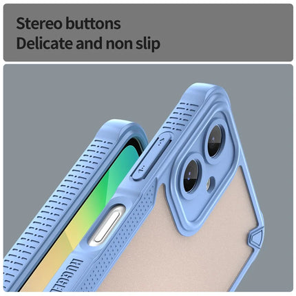Armor Series For Samsung Galaxy A06 Case PC+TPU Semi-Transparent Frosted Finish Protective Phone Cover