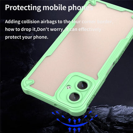 Armor Series For Samsung Galaxy A06 Case PC+TPU Semi-Transparent Frosted Finish Protective Phone Cover