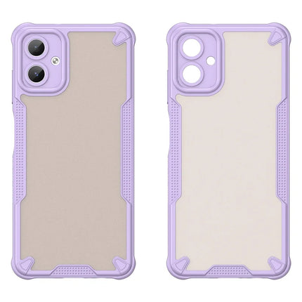 Armor Series For Samsung Galaxy A06 Case PC+TPU Semi-Transparent Frosted Finish Protective Phone Cover