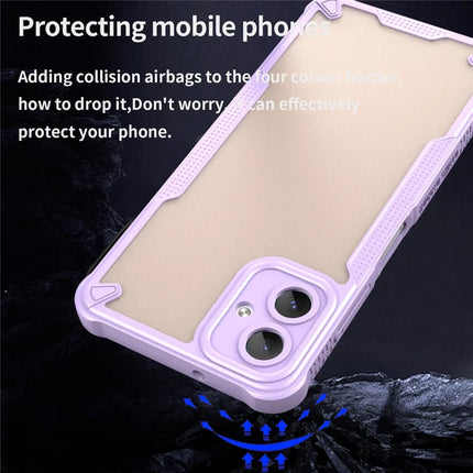 Armor Series For Samsung Galaxy A06 Case PC+TPU Semi-Transparent Frosted Finish Protective Phone Cover