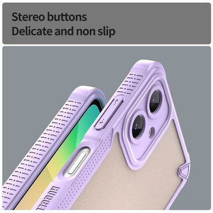 Armor Series For Samsung Galaxy A06 Case PC+TPU Semi-Transparent Frosted Finish Protective Phone Cover