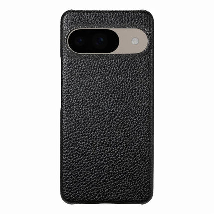 For Google Pixel 9 Pro  /  Pixel 9 Back Case Litchi Texture PU Leather PC Hard Cover