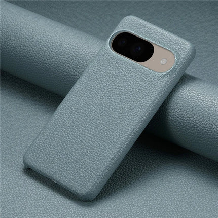 For Google Pixel 9 Pro  /  Pixel 9 Back Case Litchi Texture PU Leather PC Hard Cover