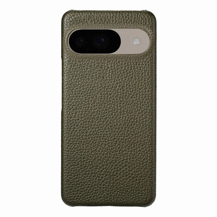 For Google Pixel 9 Pro  /  Pixel 9 Back Case Litchi Texture PU Leather PC Hard Cover