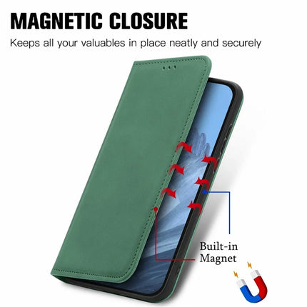 For Motorola Moto G55 5G Case Skin Touch Feeling Card Slot Leather Phone Cover Stand Magnetic Absorption