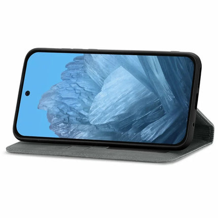 For Motorola Moto G55 5G Case Skin Touch Feeling Card Slot Leather Phone Cover Stand Magnetic Absorption