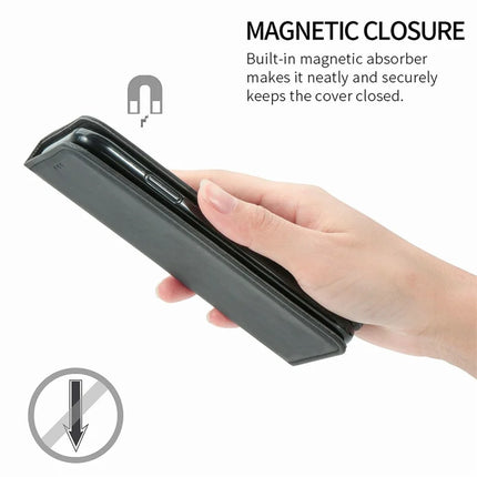 For Oppo F27 5G Case Skin Touch Feeling Card Slot Leather Phone Cover Stand Magnetic Absorption