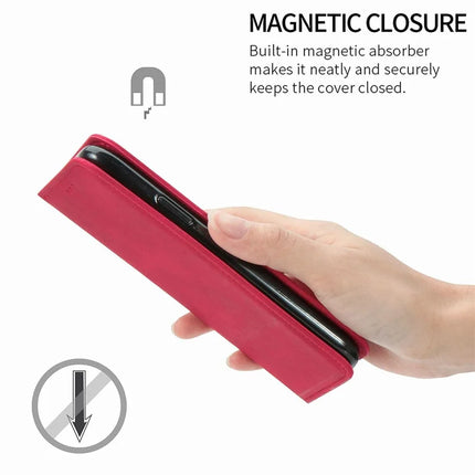 For Oppo F27 5G Case Skin Touch Feeling Card Slot Leather Phone Cover Stand Magnetic Absorption