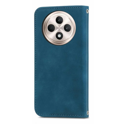 For Oppo F27 5G Case Skin Touch Feeling Card Slot Leather Phone Cover Stand Magnetic Absorption