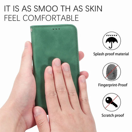 For Oppo F27 5G Case Skin Touch Feeling Card Slot Leather Phone Cover Stand Magnetic Absorption