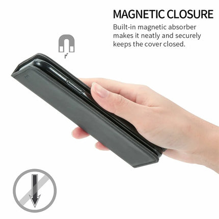For Samsung Galaxy A25 5G (Global) (161.0 x 76.5 x 8.3mm) Case Skin Touch Feeling Card Slot Leather Phone Cover Stand Magnetic Absorption
