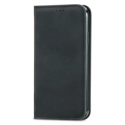 For Samsung Galaxy A25 5G (Global) (161.0 x 76.5 x 8.3mm) Case Skin Touch Feeling Card Slot Leather Phone Cover Stand Magnetic Absorption