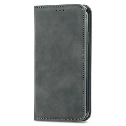 For Samsung Galaxy A25 5G (Global) (161.0 x 76.5 x 8.3mm) Case Skin Touch Feeling Card Slot Leather Phone Cover Stand Magnetic Absorption