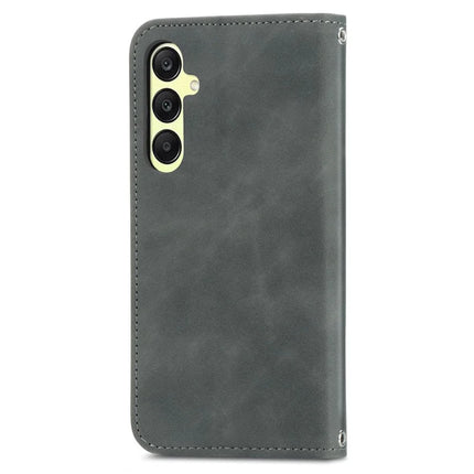 For Samsung Galaxy A25 5G (Global) (161.0 x 76.5 x 8.3mm) Case Skin Touch Feeling Card Slot Leather Phone Cover Stand Magnetic Absorption