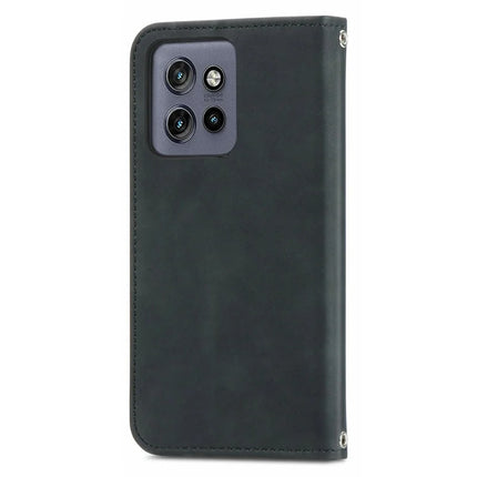 For Motorola Edge 50 Neo 5G / Moto S50 5G / Thinkphone 25 5G Case Skin Touch Feeling Card Slot Leather Phone Cover Stand Magnetic Absorption
