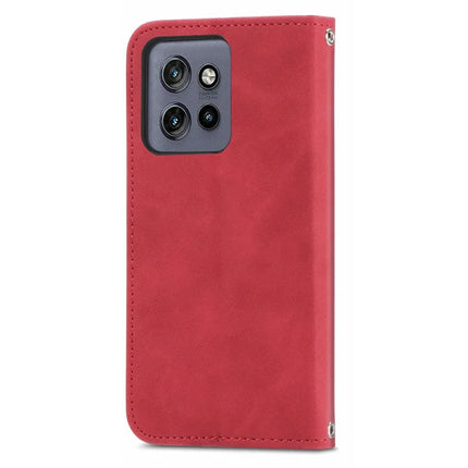 For Motorola Edge 50 Neo 5G / Moto S50 5G / Thinkphone 25 5G Case Skin Touch Feeling Card Slot Leather Phone Cover Stand Magnetic Absorption