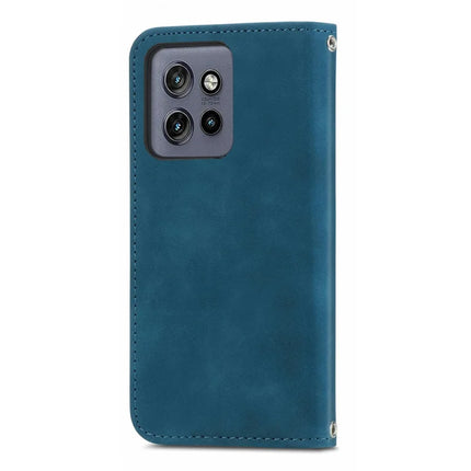 For Motorola Edge 50 Neo 5G / Moto S50 5G / Thinkphone 25 5G Case Skin Touch Feeling Card Slot Leather Phone Cover Stand Magnetic Absorption