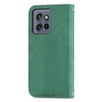 For Motorola Edge 50 Neo 5G / Moto S50 5G / Thinkphone 25 5G Case Skin Touch Feeling Card Slot Leather Phone Cover Stand Magnetic Absorption