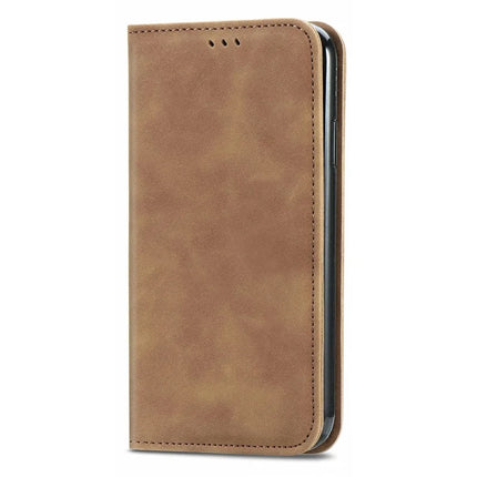 For Motorola Edge 50 Neo 5G / Moto S50 5G / Thinkphone 25 5G Case Skin Touch Feeling Card Slot Leather Phone Cover Stand Magnetic Absorption