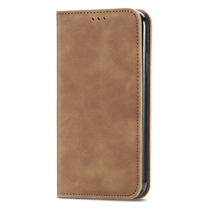 For Motorola Moto G35 5G Case Skin Touch Feeling Card Slot Leather Phone Cover Stand Magnetic Absorption