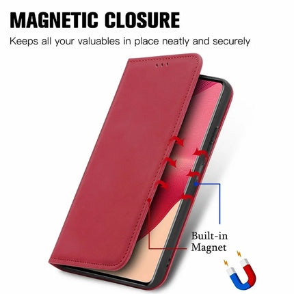 For Motorola Moto G35 5G Case Skin Touch Feeling Card Slot Leather Phone Cover Stand Magnetic Absorption