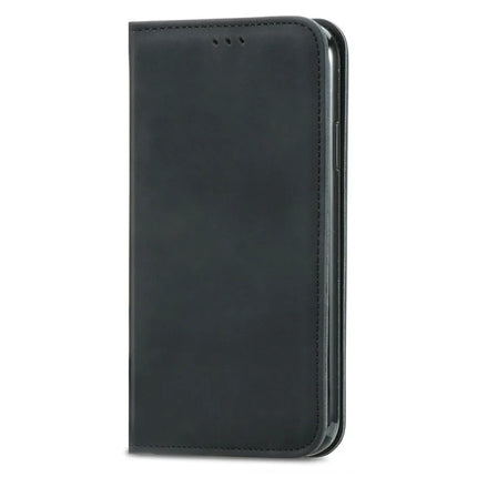 For Motorola Moto G35 5G Case Skin Touch Feeling Card Slot Leather Phone Cover Stand Magnetic Absorption