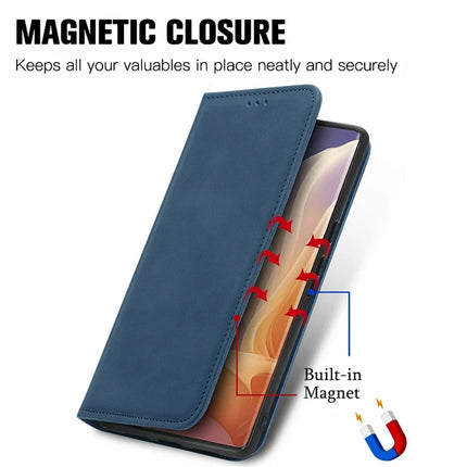 For Motorola Moto G45 5G Case Skin Touch Feeling Card Slot Leather Phone Cover Stand Magnetic Absorption