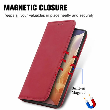 For Motorola Moto G45 5G Case Skin Touch Feeling Card Slot Leather Phone Cover Stand Magnetic Absorption