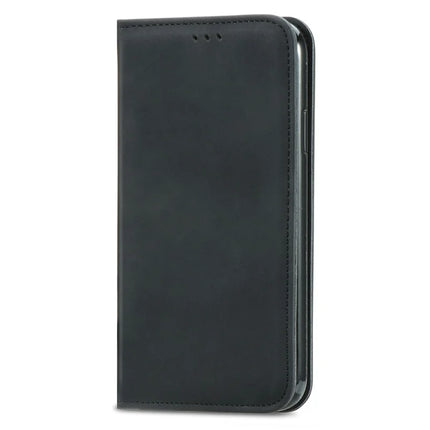 For Motorola Moto G45 5G Case Skin Touch Feeling Card Slot Leather Phone Cover Stand Magnetic Absorption