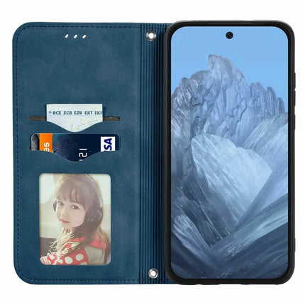 For Google Pixel 9 Pro XL Case Skin Touch Feeling Card Slot Leather Phone Cover Stand Magnetic Absorption