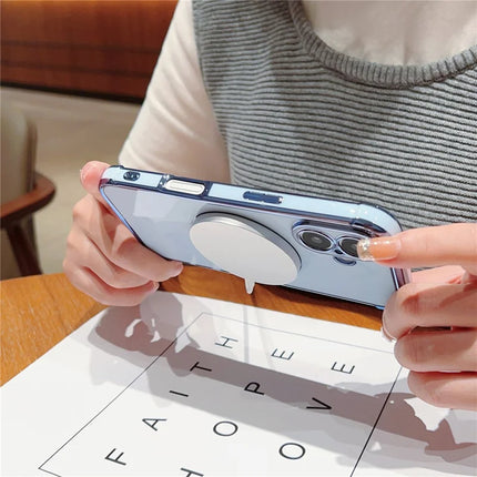 For iPhone 16 Case Compatible with MagSafe Electroplating TPU Phone Cover