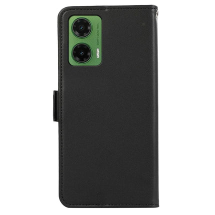 ABEEL For Motorola Moto G35 5G Case Leather Phone Cover with RFID Blocking Wallet