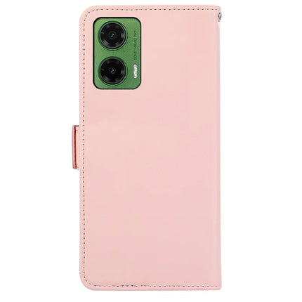 ABEEL For Motorola Moto G35 5G Case Leather Phone Cover with RFID Blocking Wallet