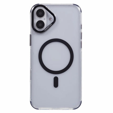 For iPhone 16 Plus Clear Case Compatible with MagSafe Four Corners Anti-Drop PC+TPU Phone Cover