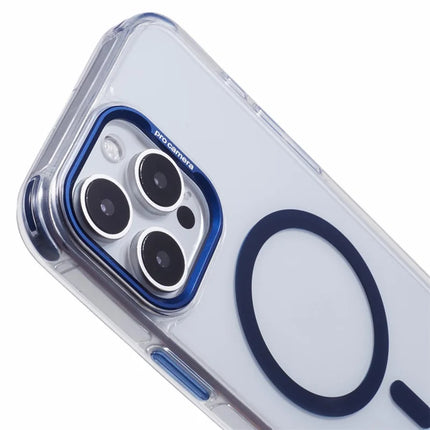 For iPhone 16 Pro Max Clear Case Compatible with MagSafe Four Corners Anti-Drop PC+TPU Phone Cover