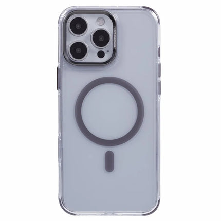 For iPhone 16 Pro Max Clear Case Compatible with MagSafe Four Corners Anti-Drop PC+TPU Phone Cover