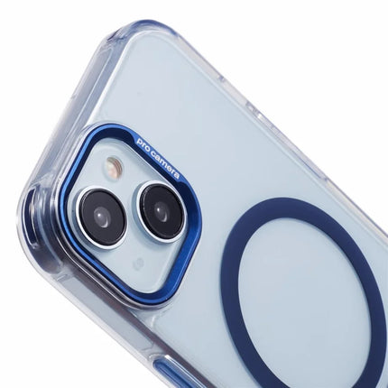 For iPhone 14 Clear Case Compatible with MagSafe Four Corners Anti-Drop PC+TPU Phone Cover