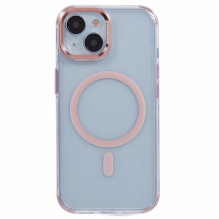 For iPhone 14 Clear Case Compatible with MagSafe Four Corners Anti-Drop PC+TPU Phone Cover