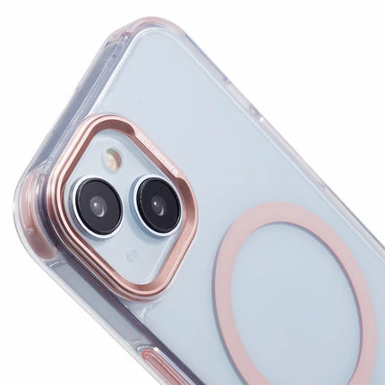 For iPhone 14 Clear Case Compatible with MagSafe Four Corners Anti-Drop PC+TPU Phone Cover