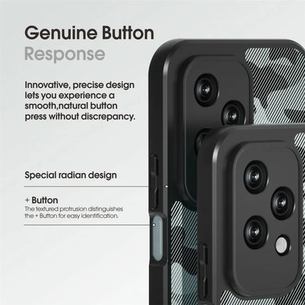 IBMRS For Honor 200 Lite Case TPU + PC Heavy Duty Shockproof Phone Cover Camera Protection