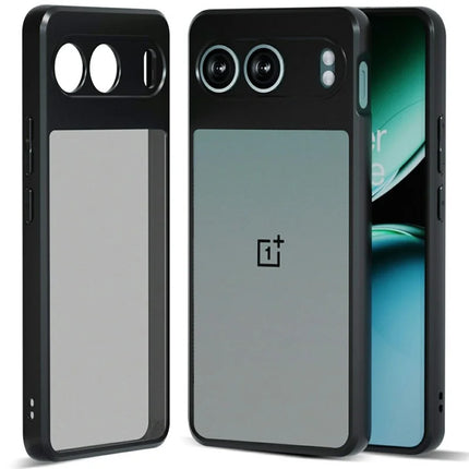 IBMRS For OnePlus Nord 4 Case TPU + PC Heavy Duty Shockproof Phone Cover Camera Protection - Matte Black