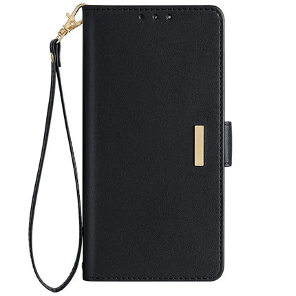 For OnePlus Ace 3 5G  /  12R 5G Leather Wallet Case RFID Blocking Stand Cover with Hand Strap