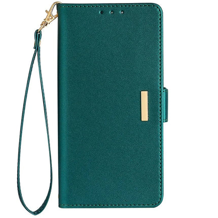 For OnePlus Ace 3 5G  /  12R 5G Leather Wallet Case RFID Blocking Stand Cover with Hand Strap