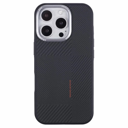 JAUCASE For iPhone 16 Pro Case PC+TPU Textured Phone Cover Compatible with MagSafe