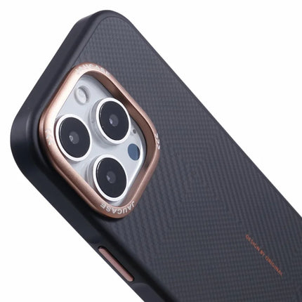 JAUCASE For iPhone 16 Pro Case PC+TPU Textured Phone Cover Compatible with MagSafe