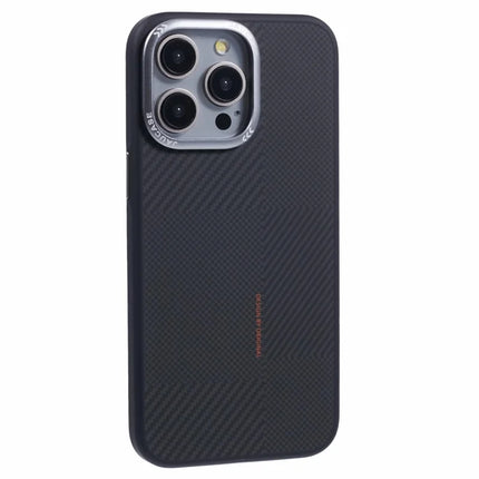 JAUCASE For iPhone 15 Pro Max Case PC+TPU Textured Phone Cover Compatible with MagSafe - Grey