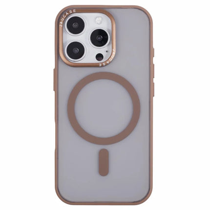JAUCASE For iPhone 16 Pro Magnetic Case PC+TPU Cover Compatible with MagSafe